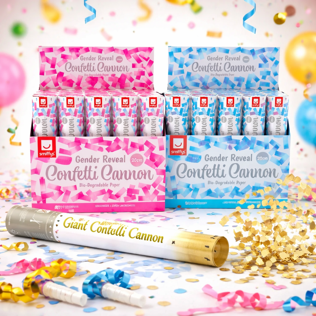 Party Poppers & Confetti Cannons