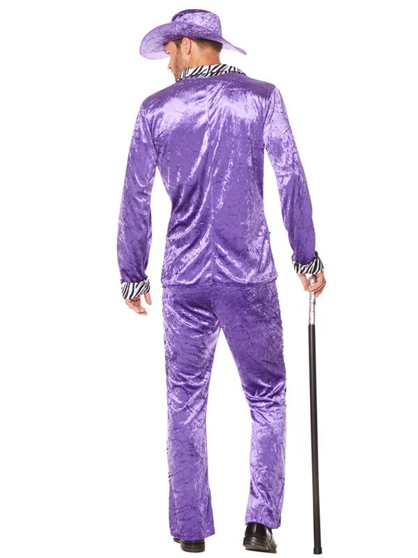 Male Pimp Suit Purple with Hat