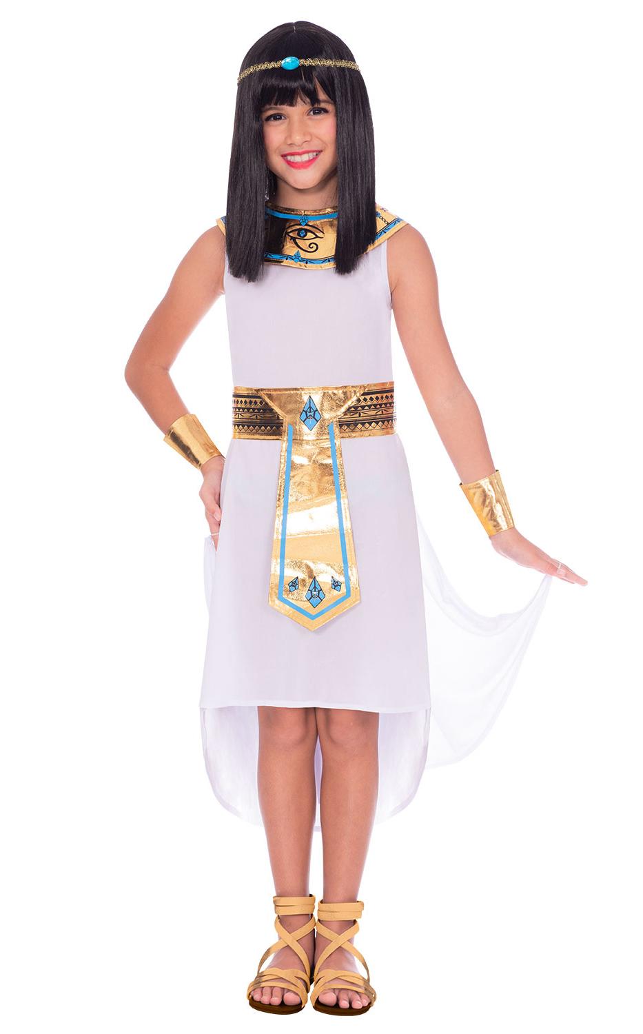 Kids Egyptian Girl Costume White