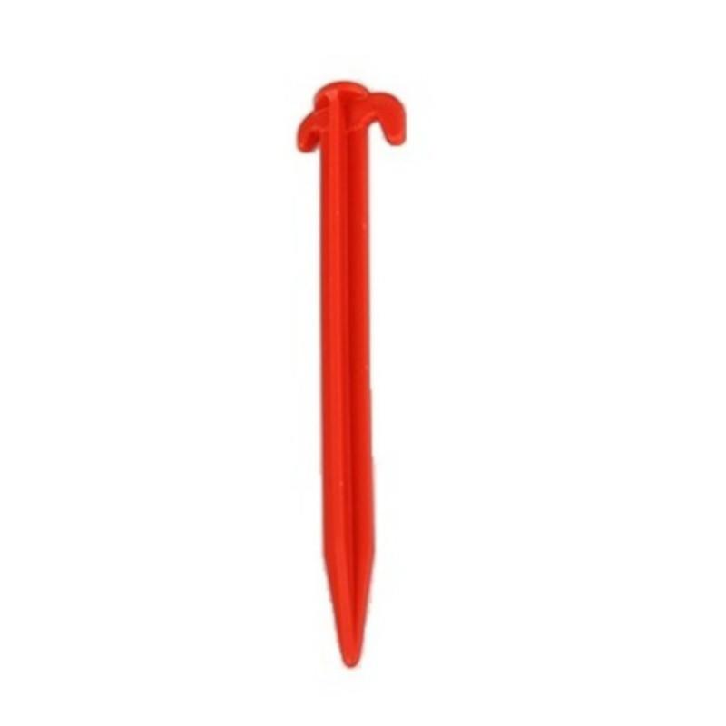 red plastic tent/awning peg 8 inch [203mm]