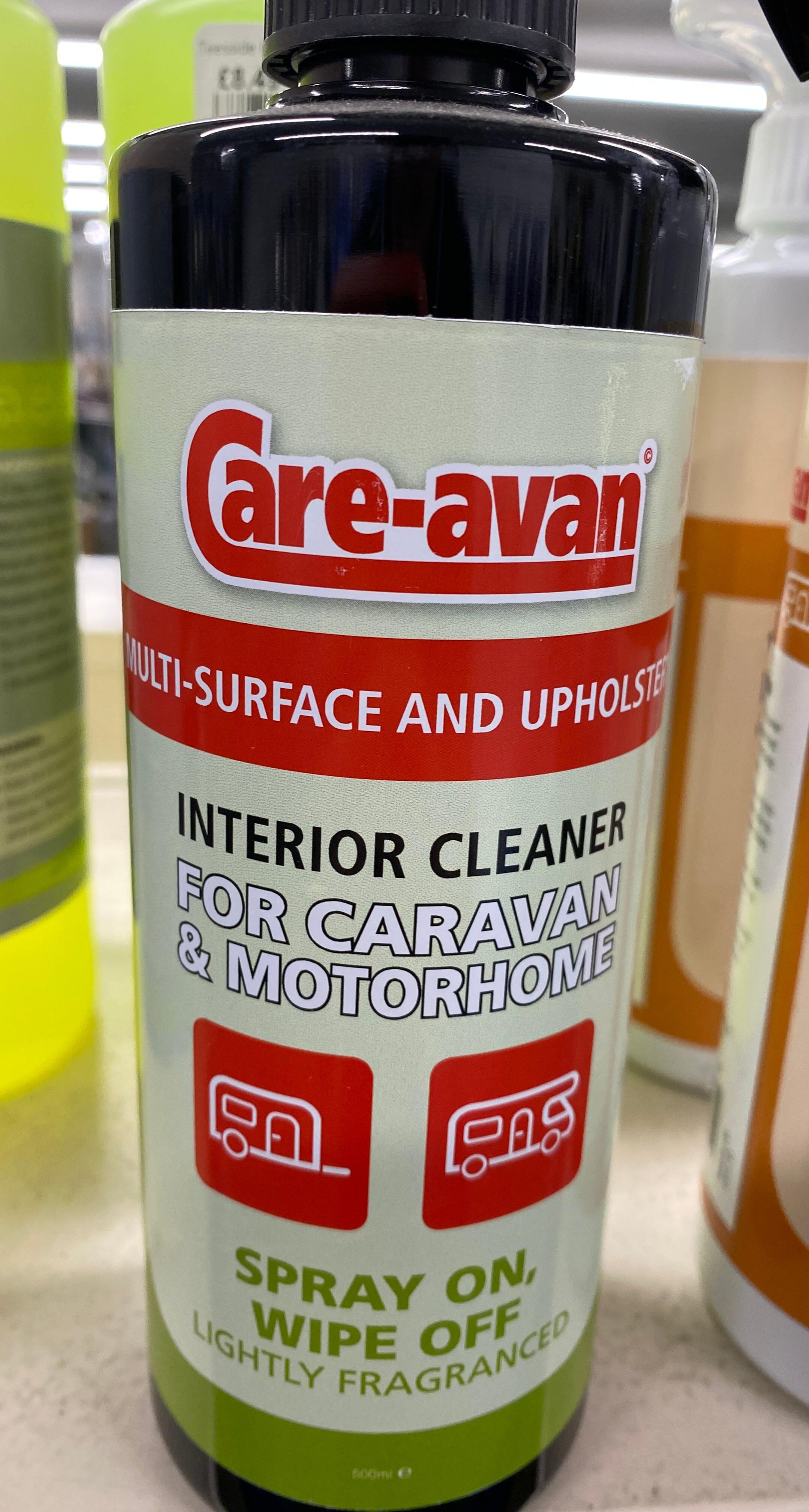 careavan interior cleaner 500ml spray bottle