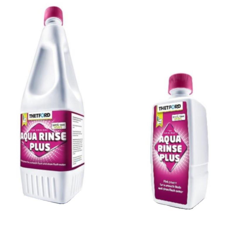 thetford pink aqua rinse plus for chemical toilet flush tank