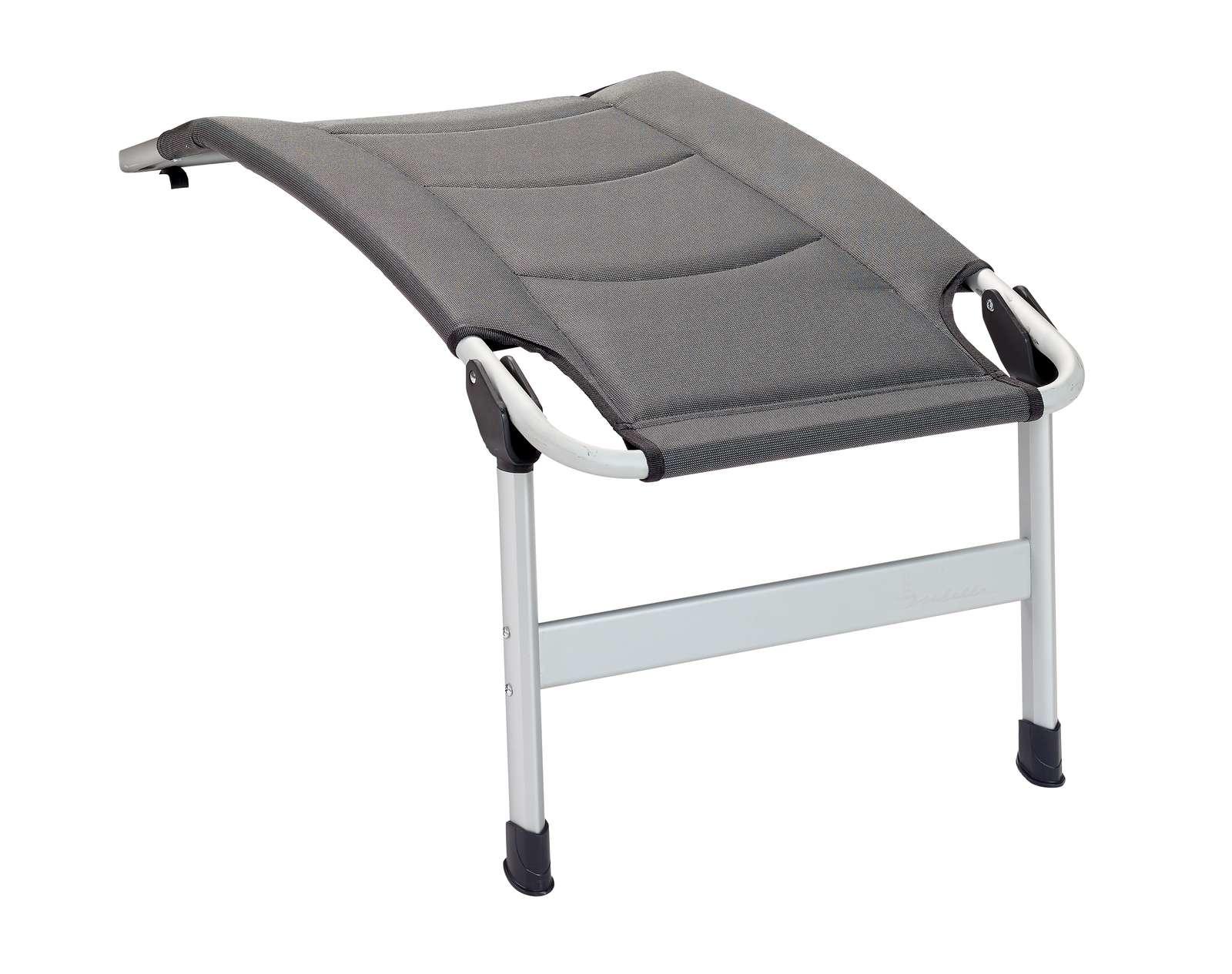 isabella footrest for camping chair - light grey