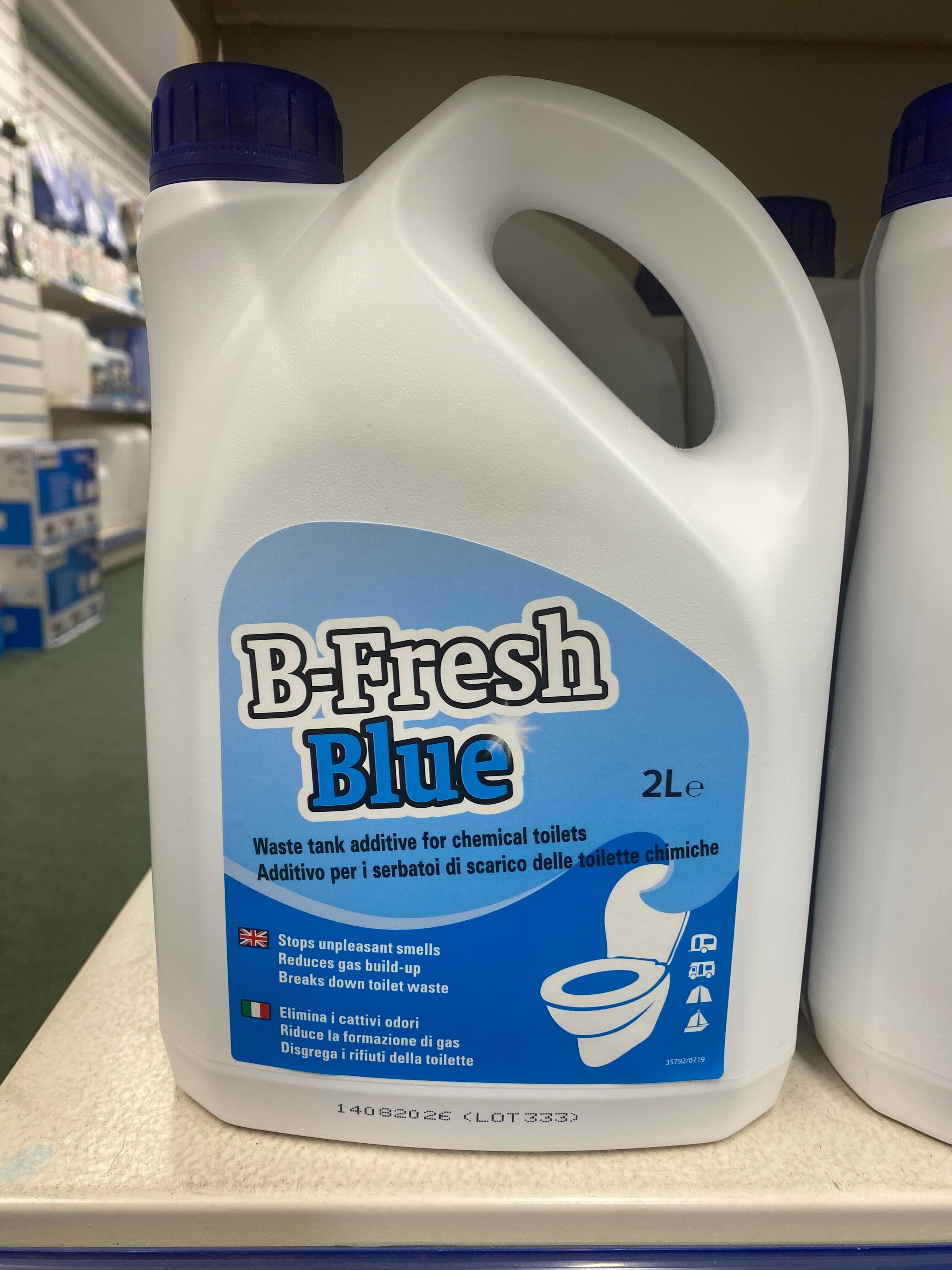 thetford b-fresh toilet fluid blue 2 litre