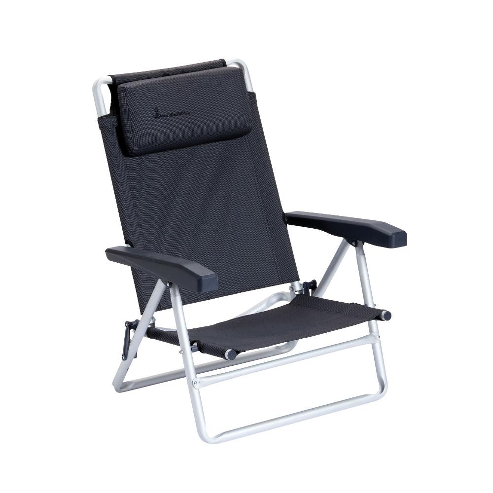 isabella folding camping beach chair with headrest