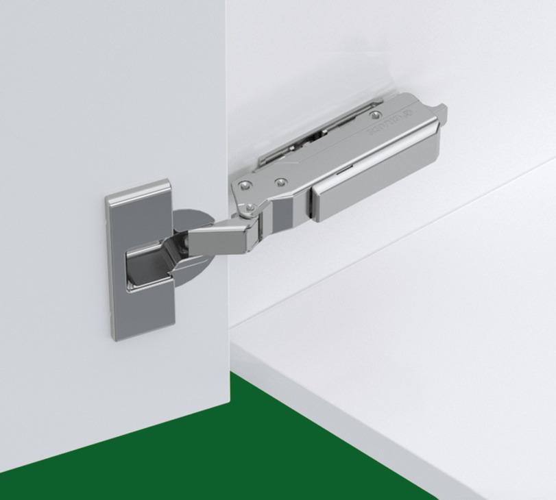 Utility Hingesconcealed Soft Close Hinges For Small Furniture - Galvanized  Steel, 26mm Cup