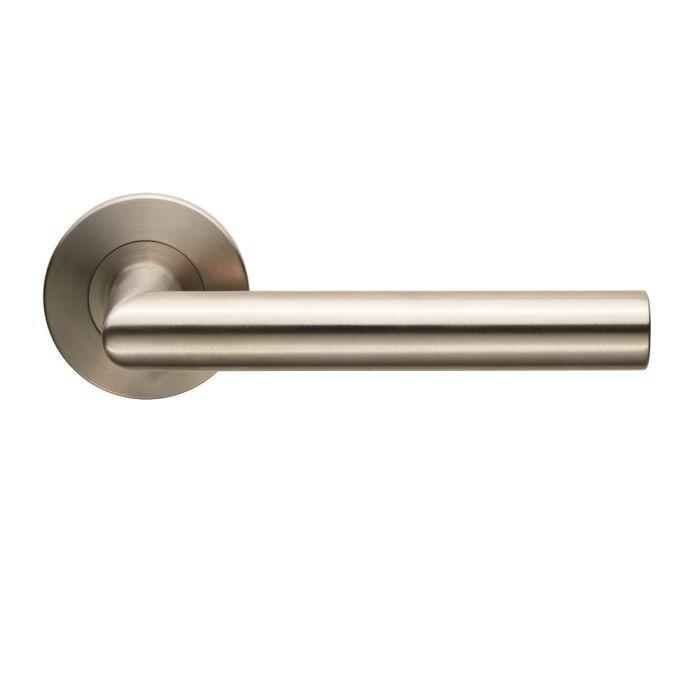 Treviri Mitred Lever Handle On Concealed Fix Round Rose, Grade 304 ...