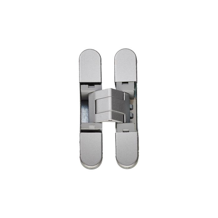 929 Stars 3d Concealed Hinge 76 X 14mm Silver - Screws Not Supplied