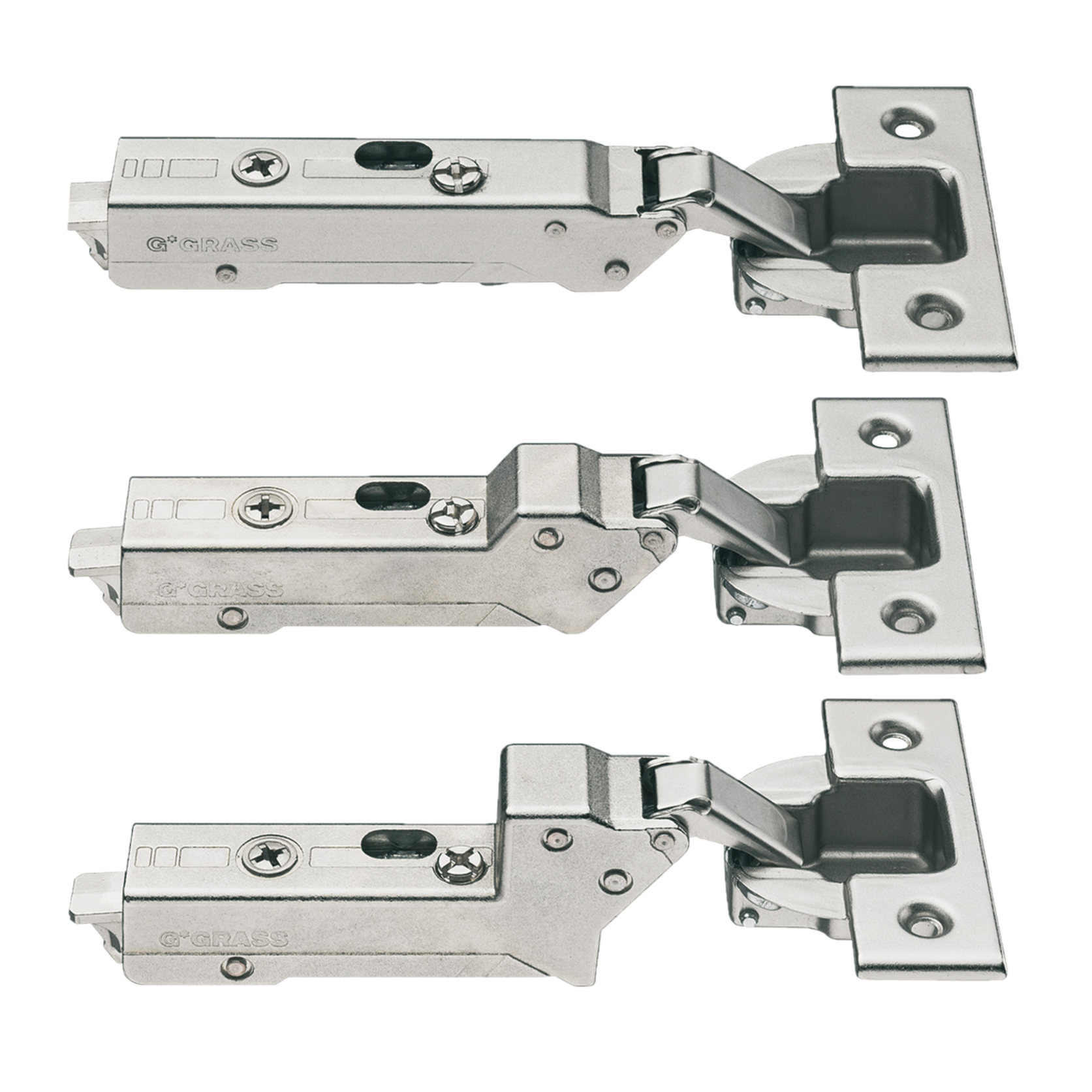 Single Small Utility Hinge Brass Plated 56mm x 13mm