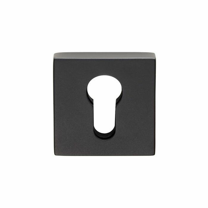 Square Escutcheon, Euro Profile, 52 X 10 Mm