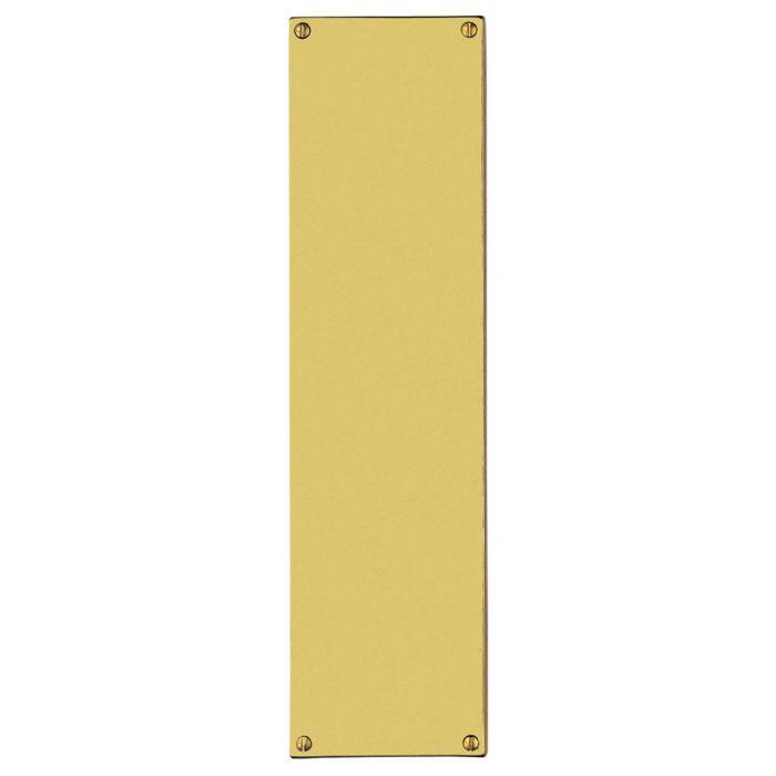 Finger Plate, Plain, Square Corners, Exposed Screw Fixing