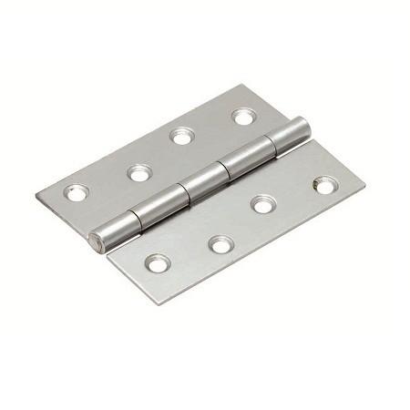 Butt Hinge, 100 X 76 X 3mm, Triple Knuckle Concealed Bearing