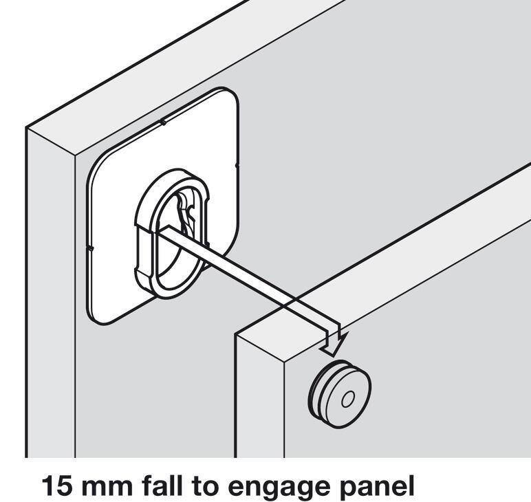 Panel Fixing Channel Button-Fix Panel Connecting Fittings Type 1 Bonded Fix, For Adhesive ...