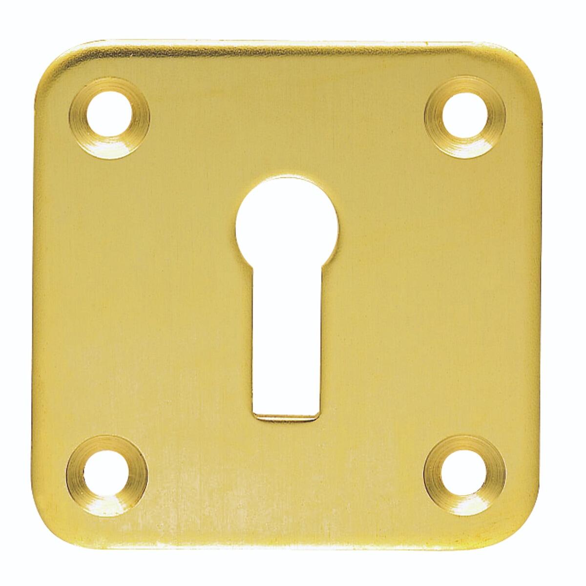Victorian Square Escutcheon, Lock Profile, 50 X 3 Mm