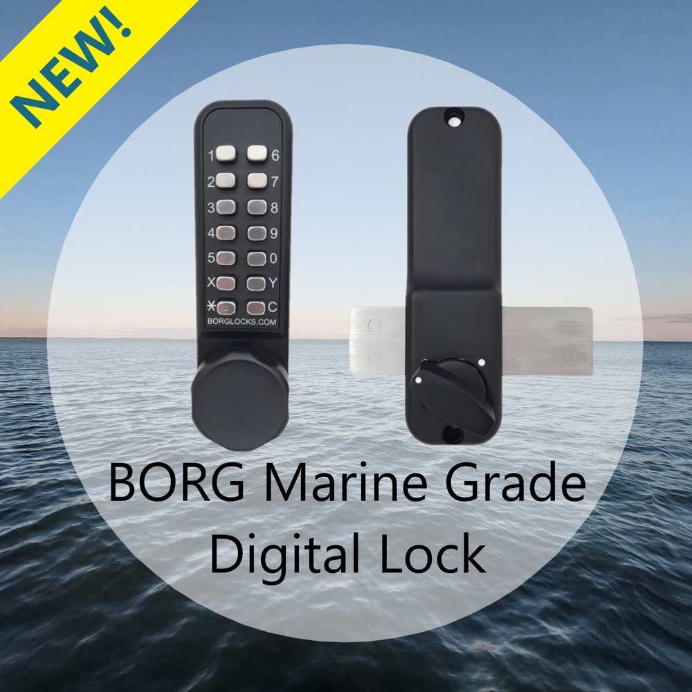 Borg Marine Grade Code LockSuitable for both marine and other external applications
