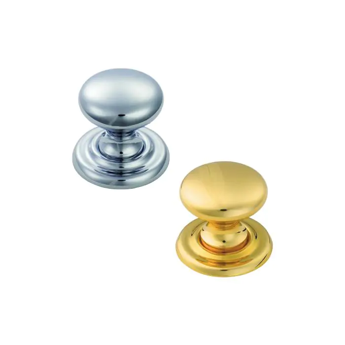 35mm Radio Cabinet Knob in Antique Brass - Lines Range by