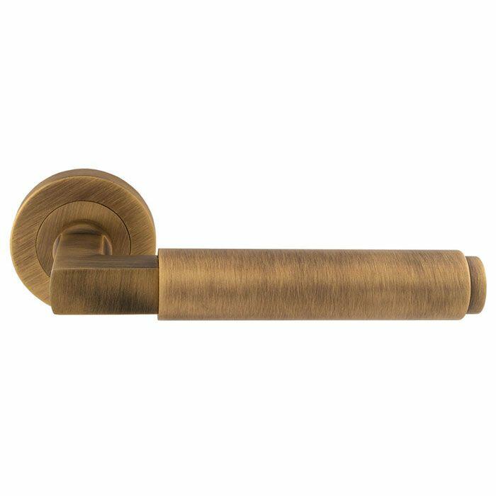 Carlisle Brass Varese Knurled Lever On Rose - Matt Bronze