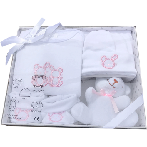 5 Piece New Baby Gift Box set (Pink)