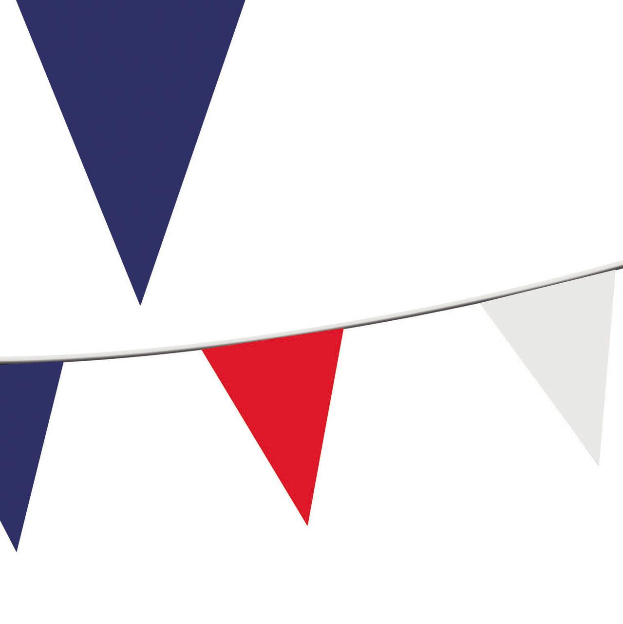 100m red white blue bunting