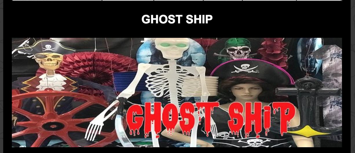 Pirate Ghost Ship Halloween Decoration Pack - Different sizes available  from £39