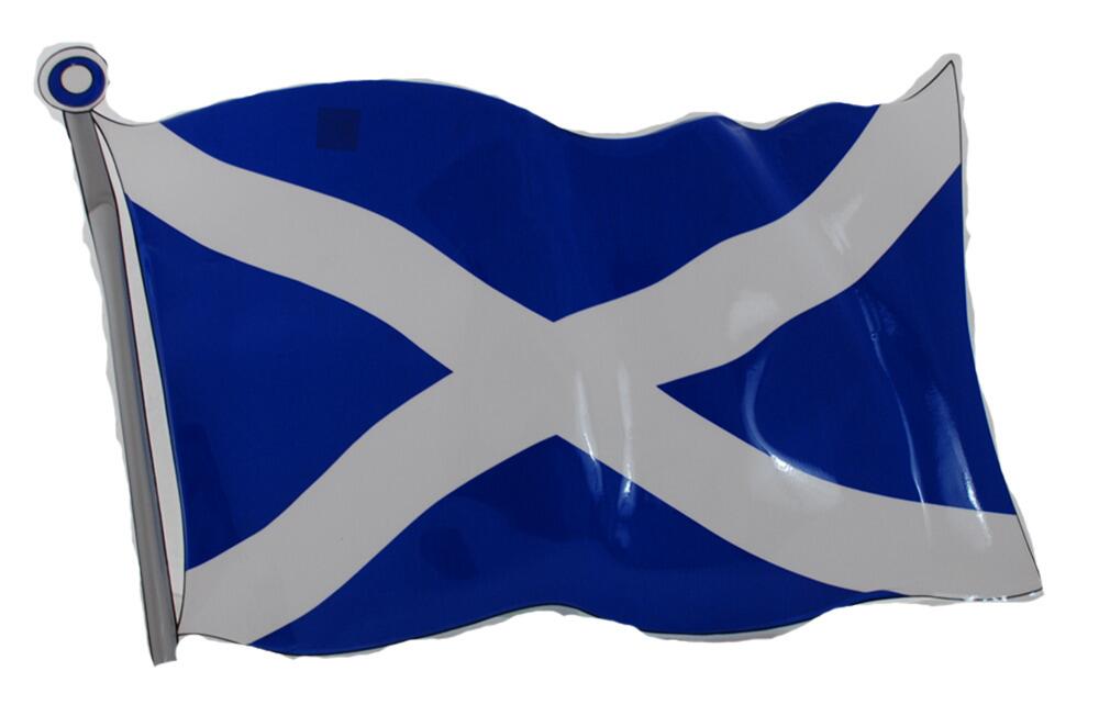 St Andrew's Day Flag Plaque - Pack of 12