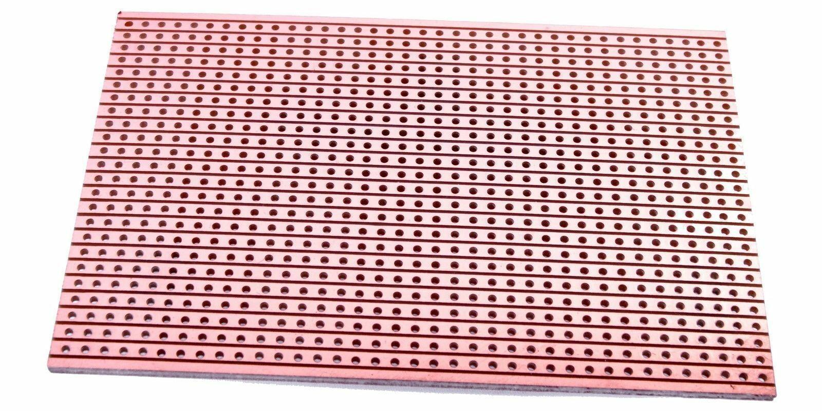 4 Pack PCB Strip Board Prototyping Vero Board 95mm x 127 mm
