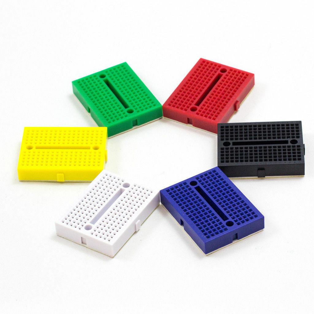 5 Color Mini Solderless Prototype Breadboard 170 Tie-points For Shield