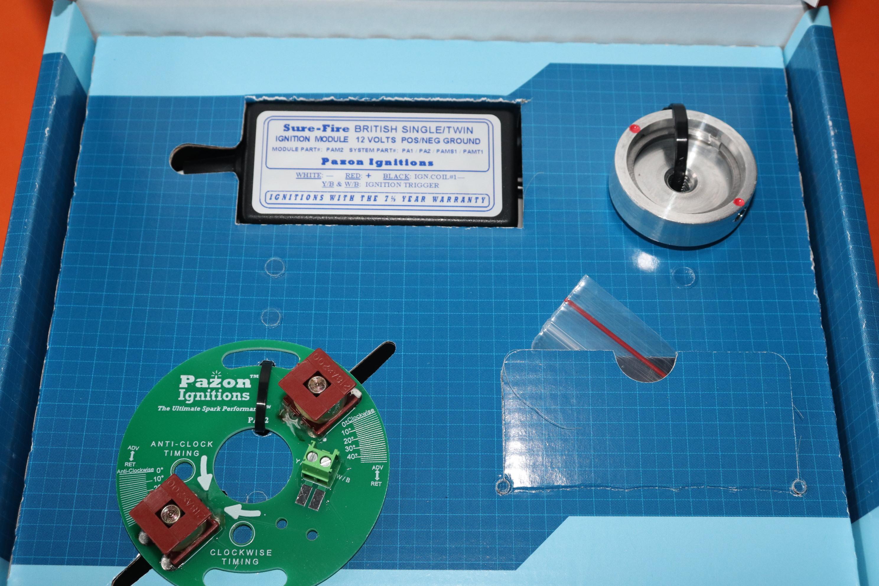 TRIUMPH BSA PAZON 12V SINGLE SIDE POINTS ELECTRONIC IGNITION