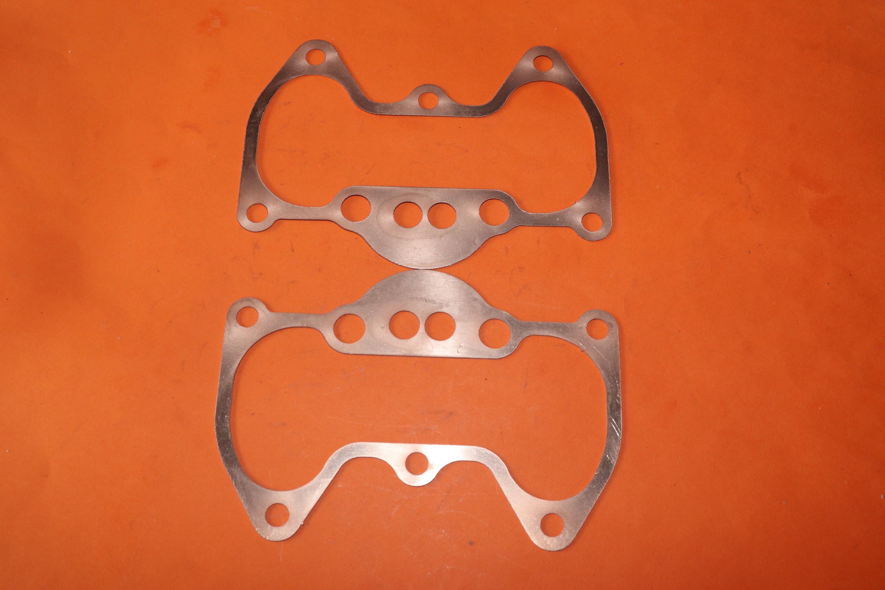 TRIUMPH 650 UNIT TR6 T120 PAIR COPPER ROCKER BOX GASKETS 1963-70 70 ...