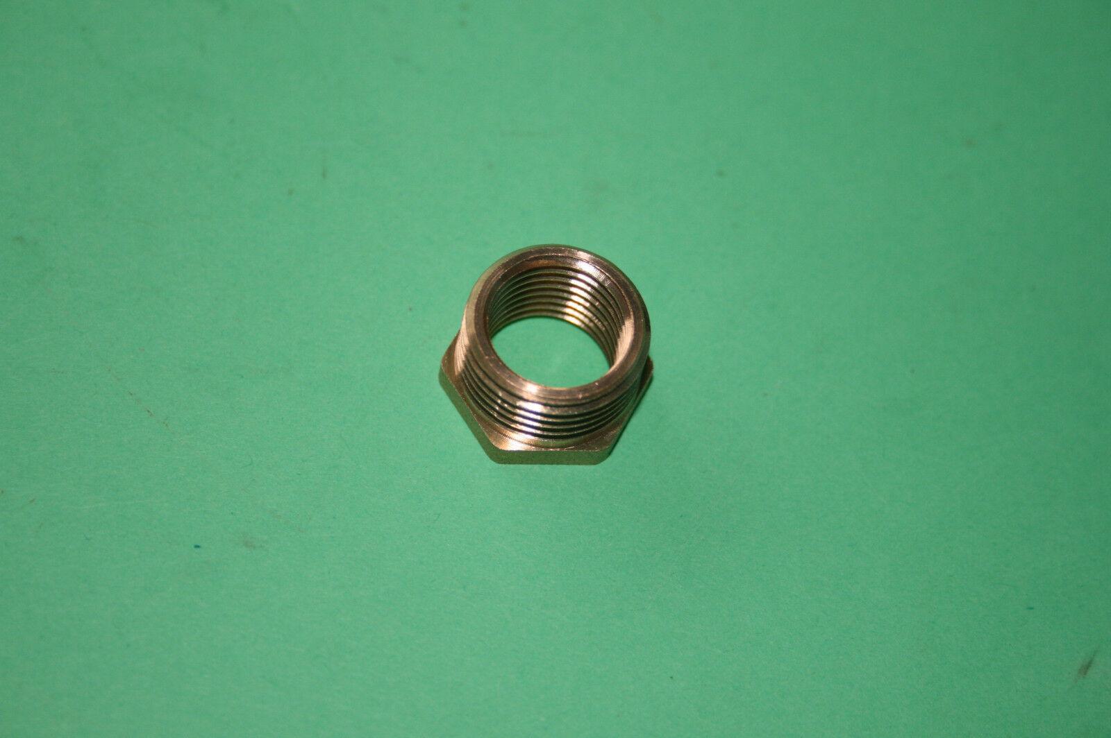 BSA AJS Ariel Villiers Fuel Tap Adaptor – 1/4 To 1/8 Brass, Classic UK Made