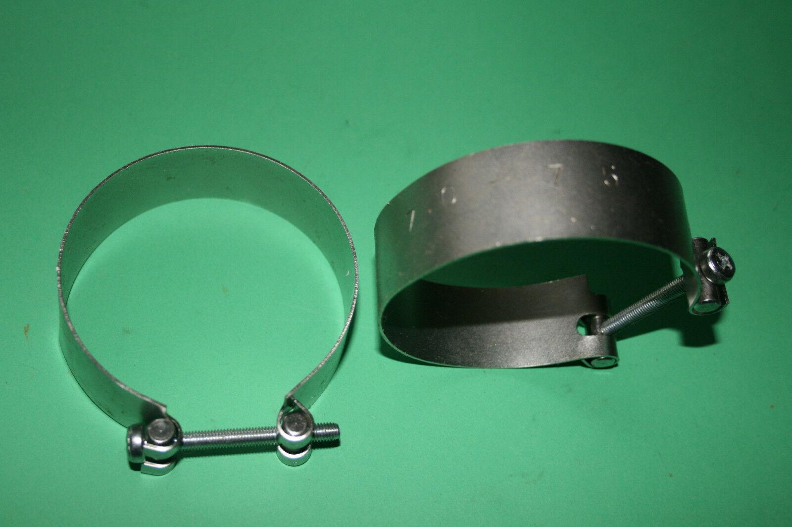 PAIR TRIUMPH PRE UNIT 650 BSA PISTON RING CLAMPS COMPRESSOR 7075 MM 2.