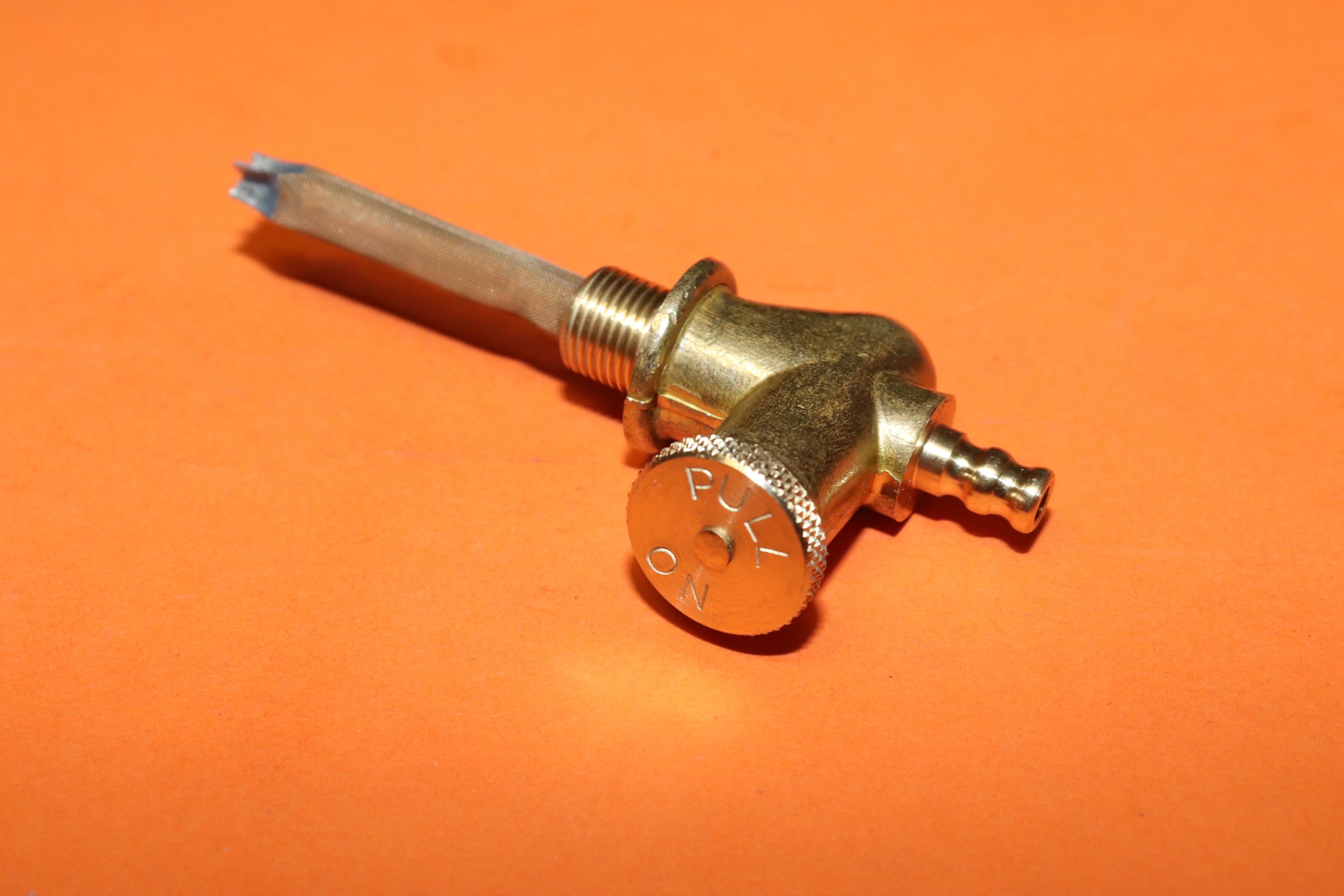 BSA BANTAM D7 D10 D14 B175 BRASS PETROL FUEL TAP 1/8 BSP 908120 UK MADE