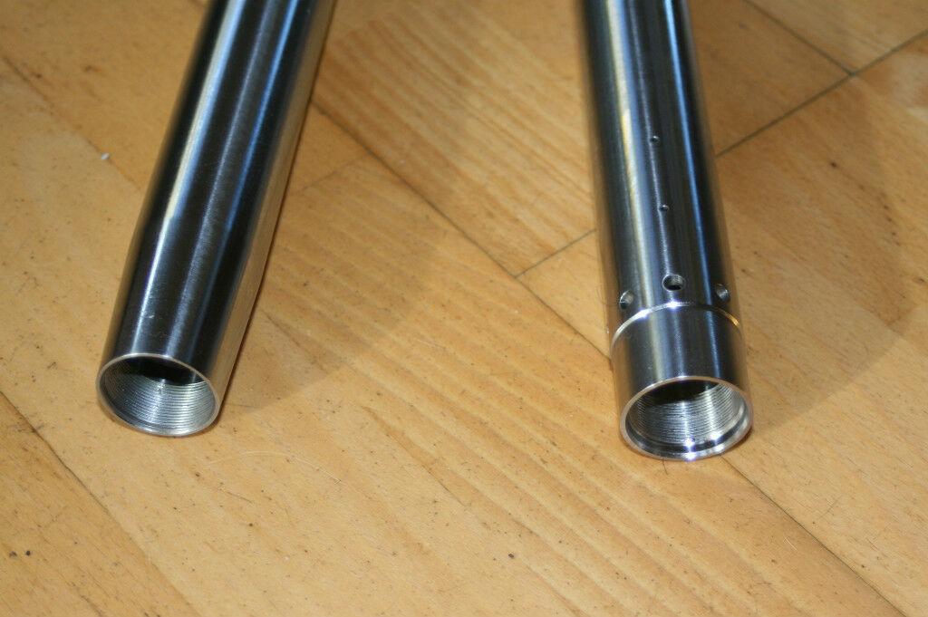 BSA A65 FORK STANCHIONS SHUTTLE VALVE TYPE 196870 973906 NEW HARD CHROMED