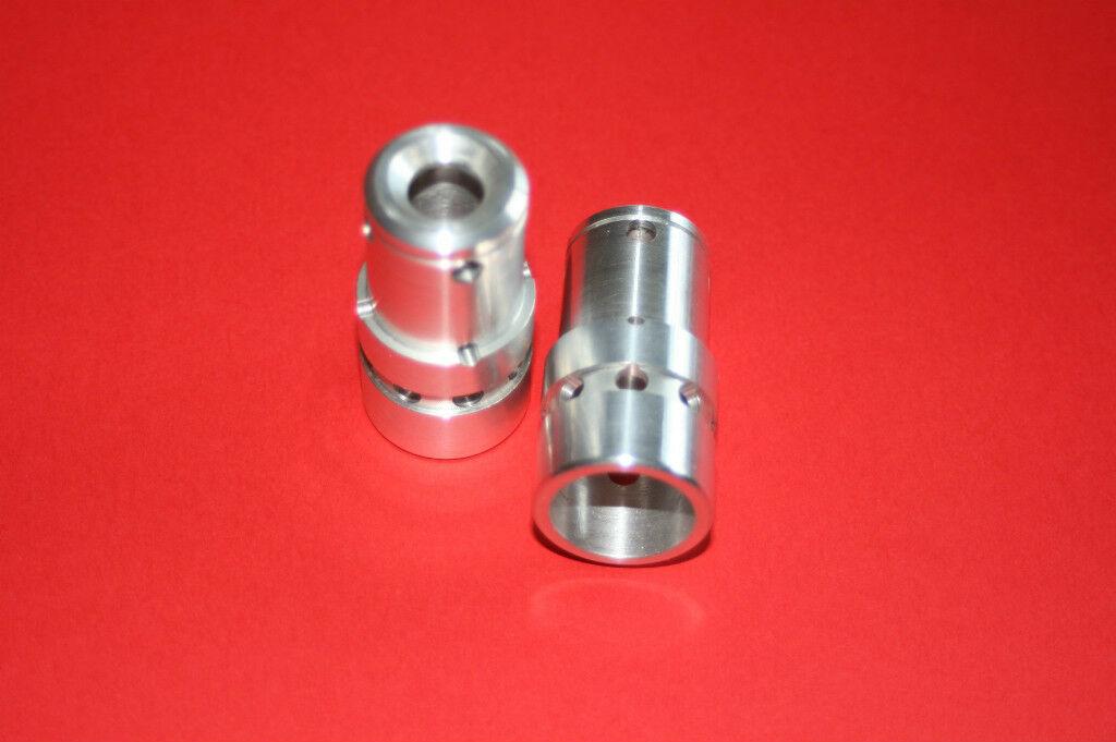 TRIUMPH FORK STANCHION SHUTTLE DAMPER VALVE 972154 PAIR BRAND NEW UK MADE