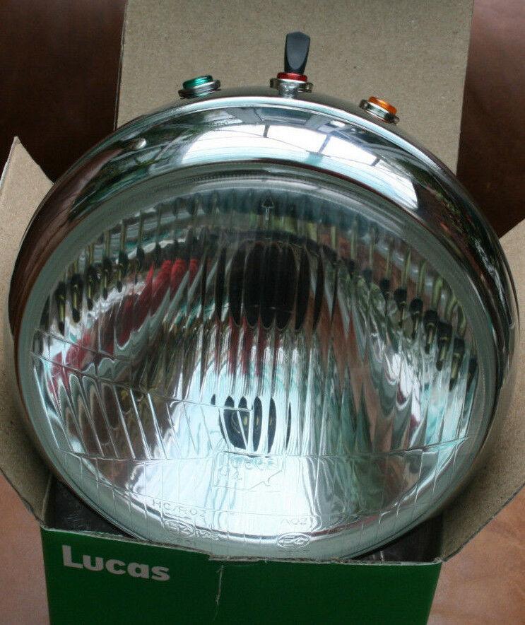 TRIUMPH T140 TR7 T150 GENUINE LUCAS 7" H4 HEADLIGHT COMPLETE HEADLAMP