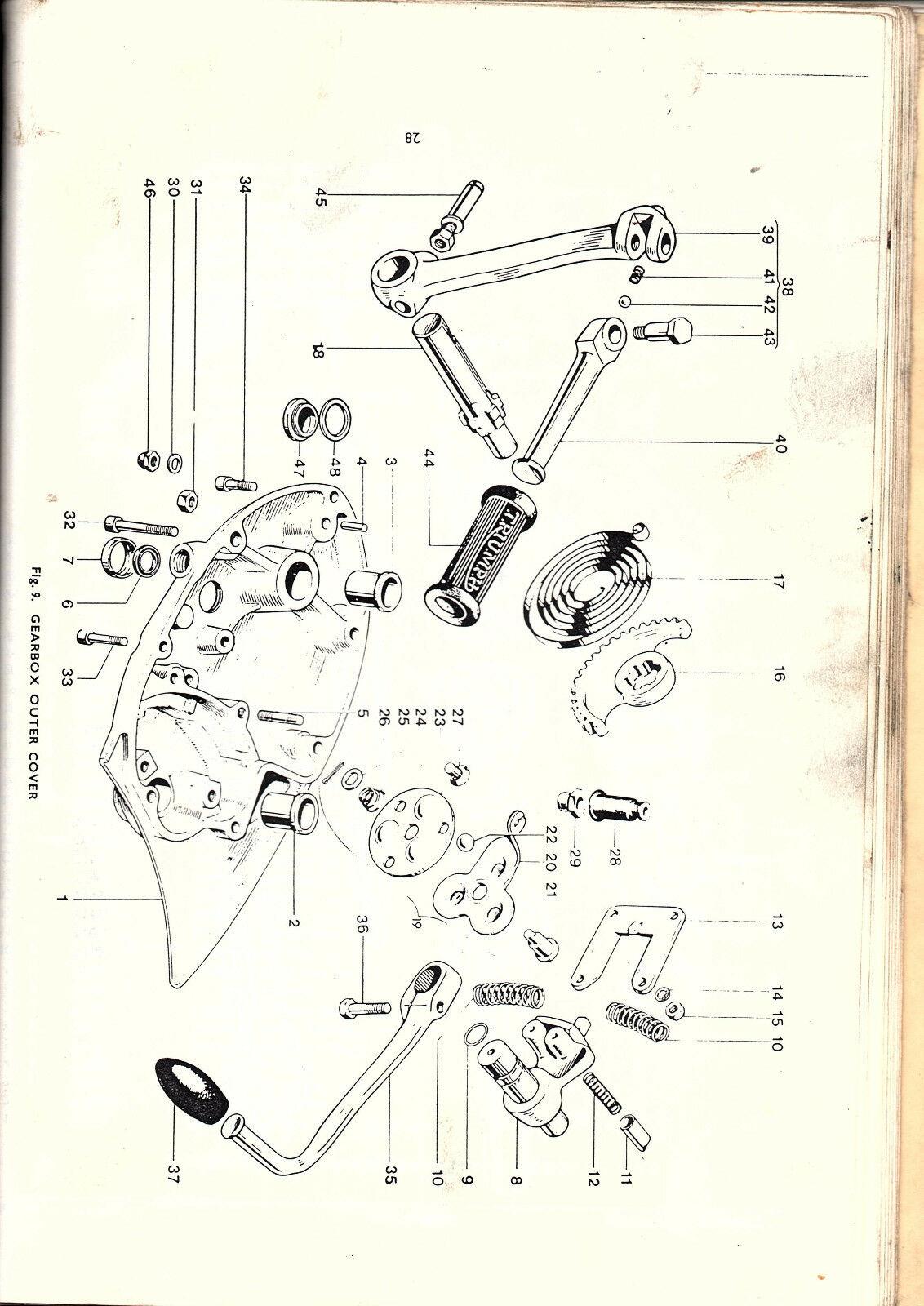 TRIUMPH UNIT 650 TR6 T120 T140 T150 KICKSTART RATCHET REPAIR KIT 57 ...