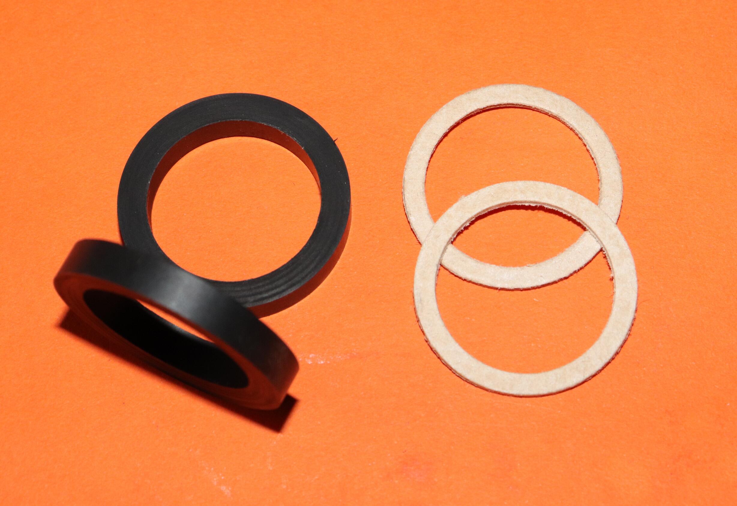 TRIUMPH PRE UNIT 5T T100 T11O 6T 4 X PUSHROD TUBE SEALS 193855 701496