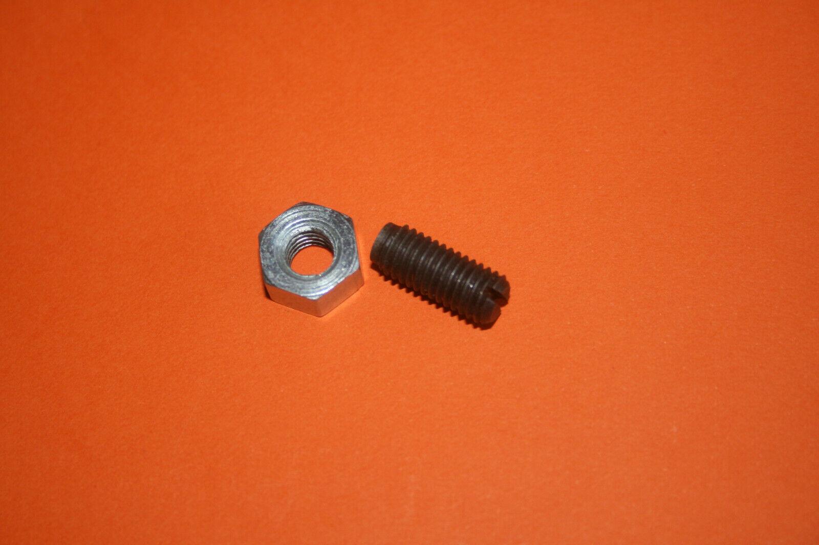 BSA C15 CLUTCH CENTRE ADJUSTING SCREW AND NUT 403230 023295 UK MADE
