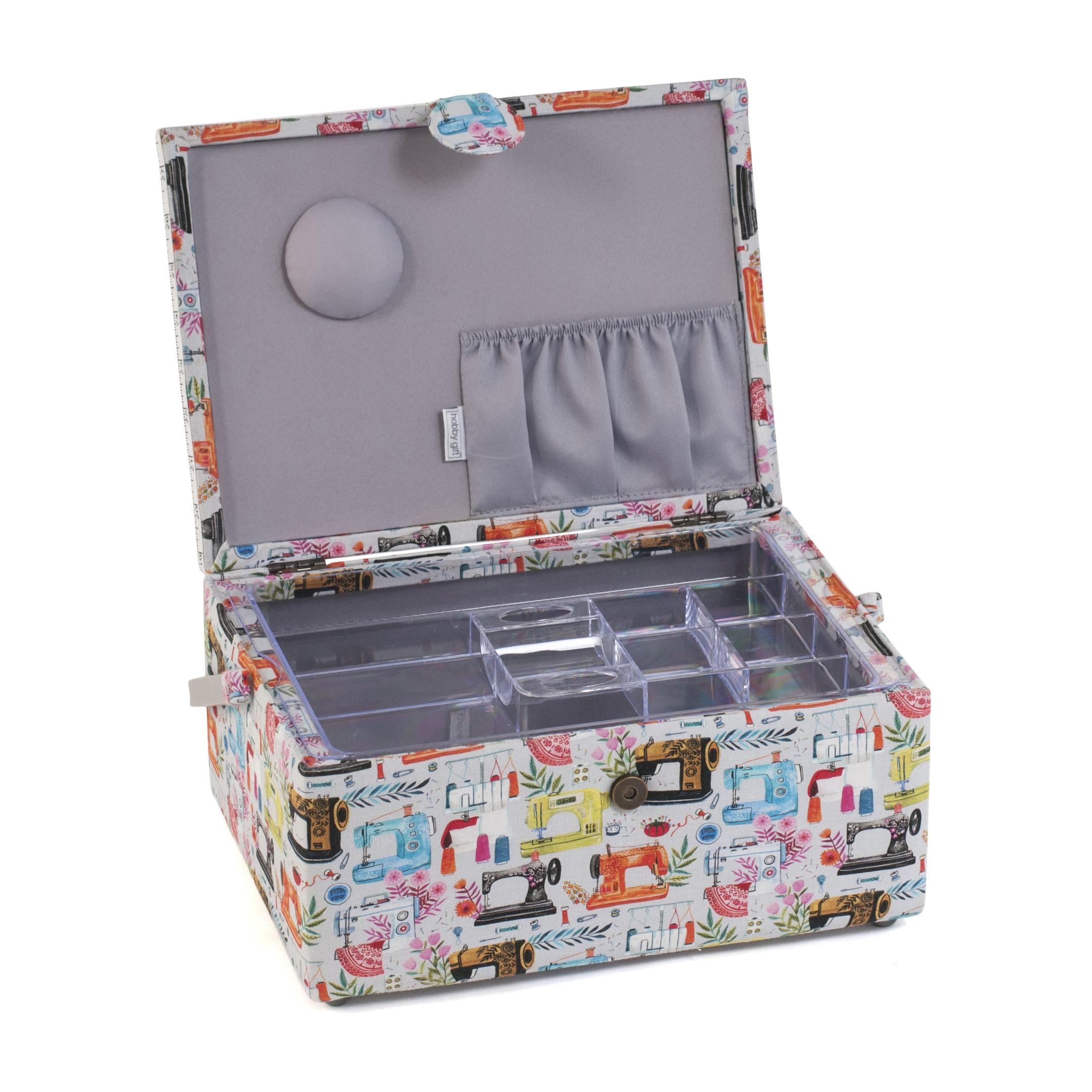 Hobby Gift Sewing Box (L) Rectangle Sewing Machines