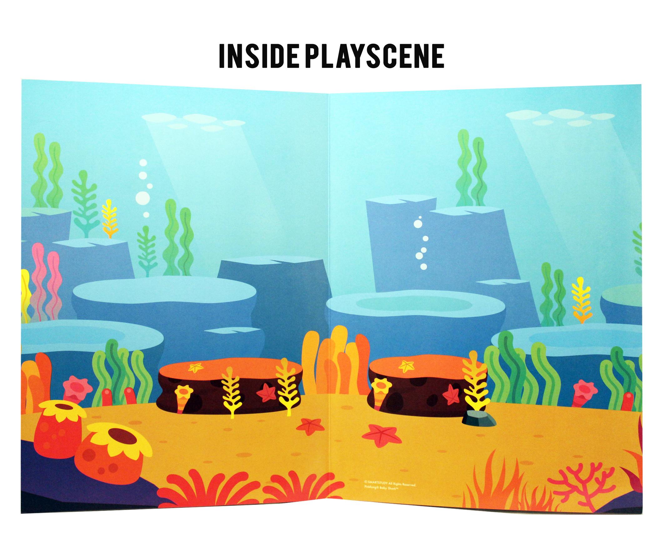 baby shark make a scene inside playbook