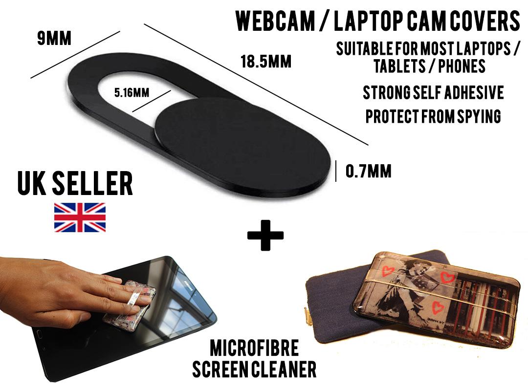 webcam cover and banksy ipad laptop cleaner
