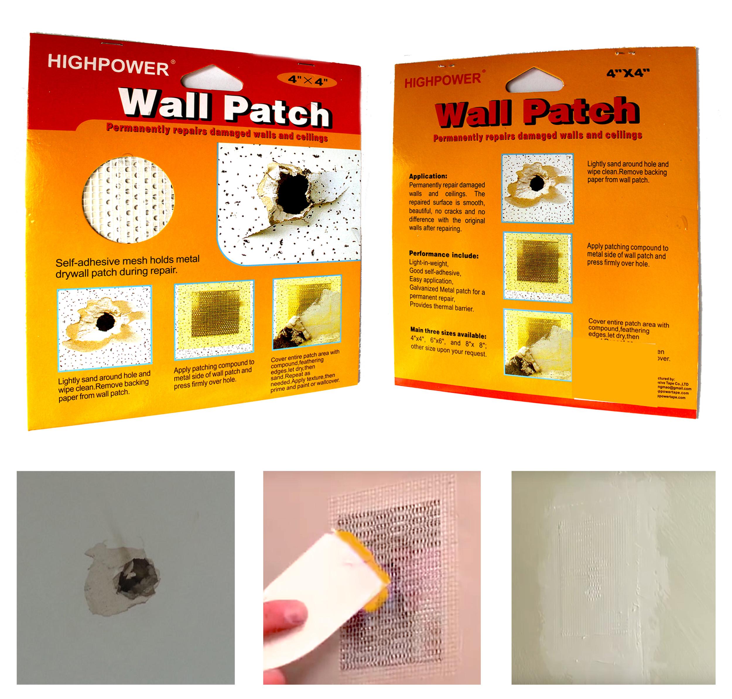 Wall Mesh Patch with step by step