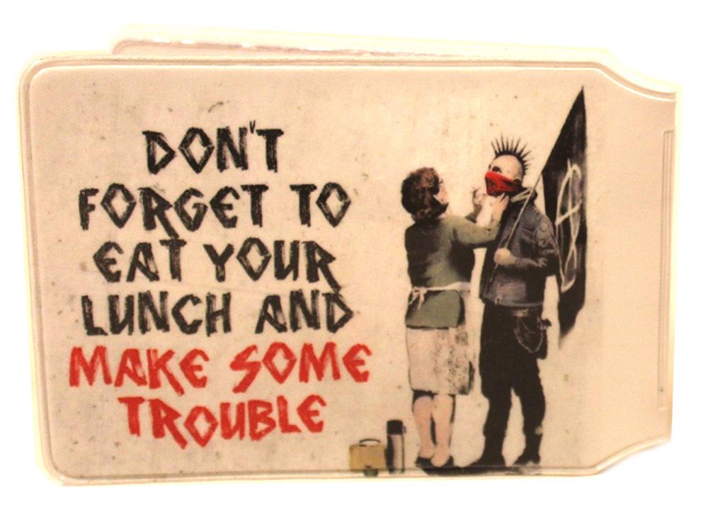 Banksy Punk Wallet One Half