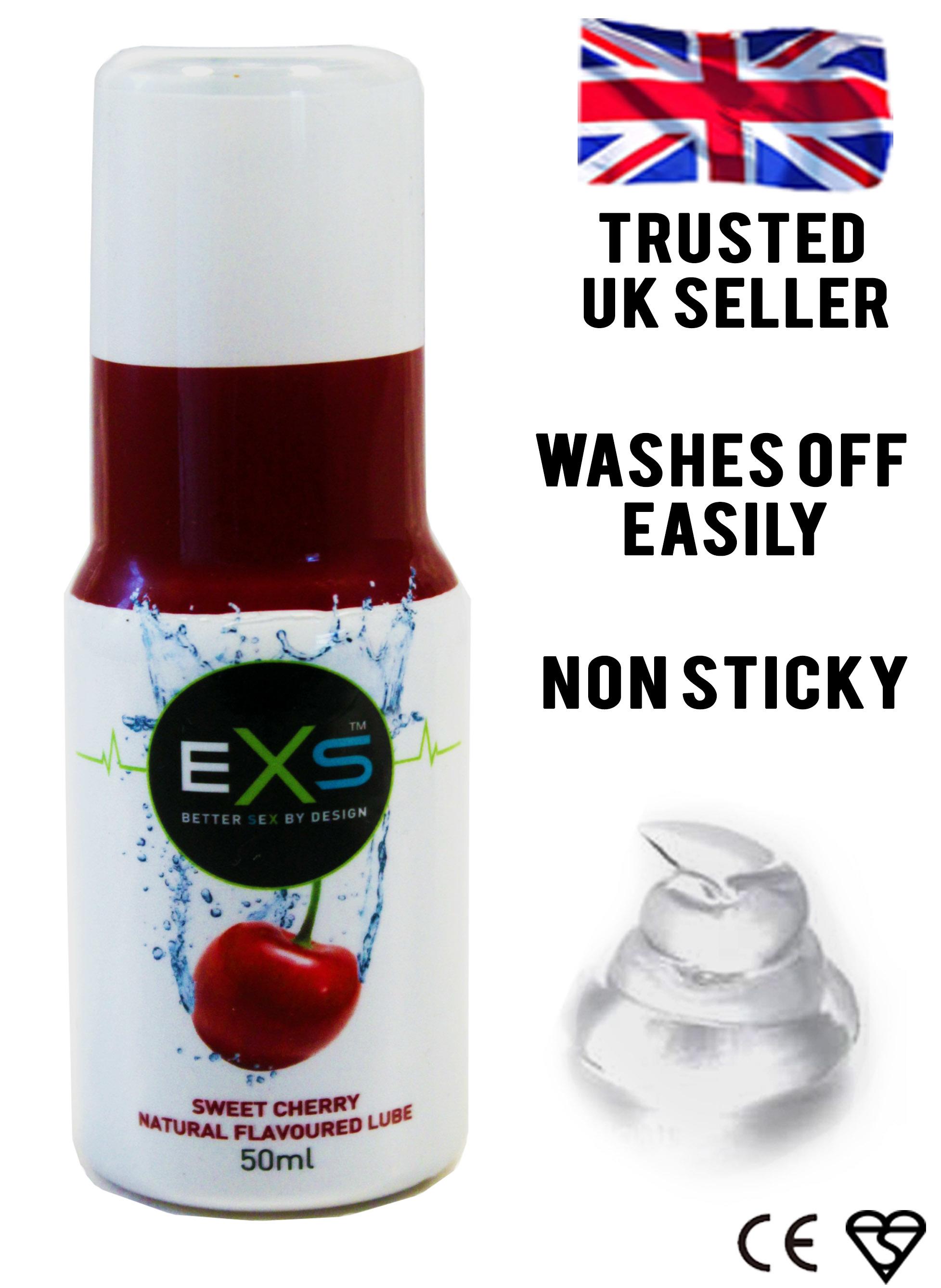 EXS Cherry Lube Bottle 50ml with information