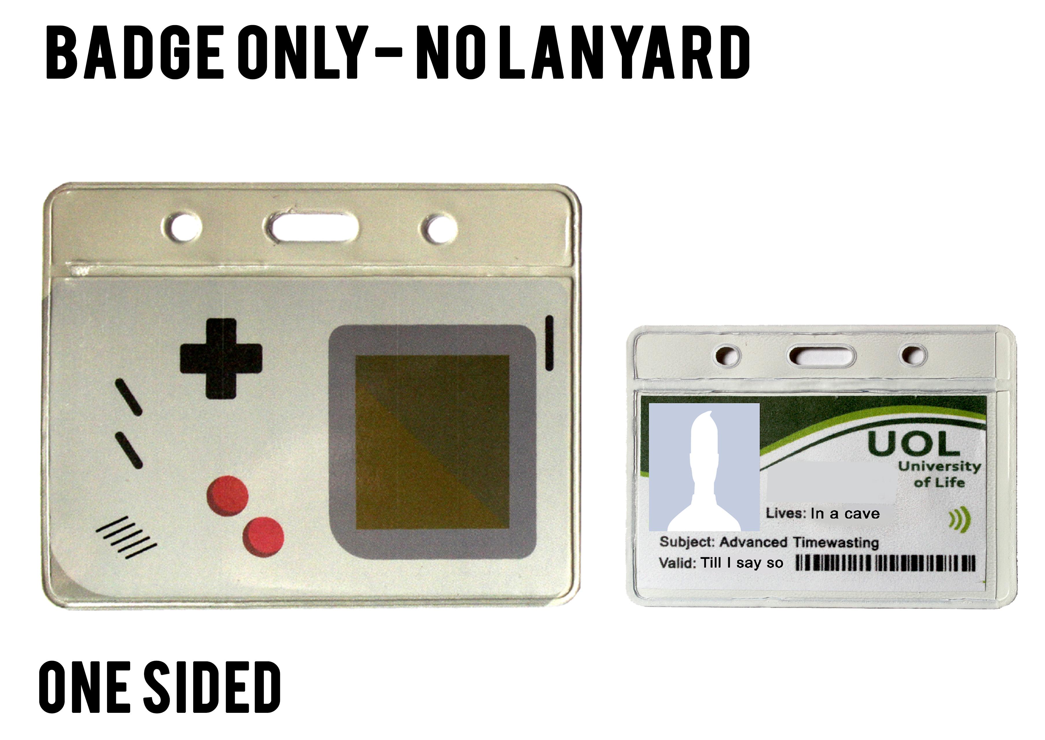 gameboy id badge only