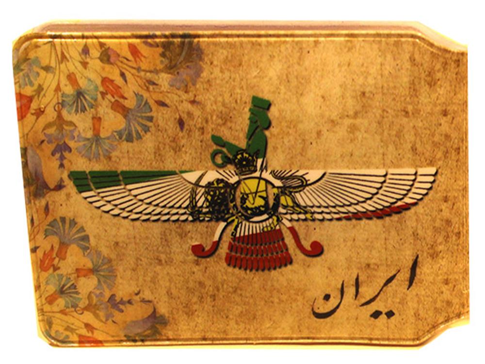 Persian Egyptian Farvahar Pheonix Wallet One Half