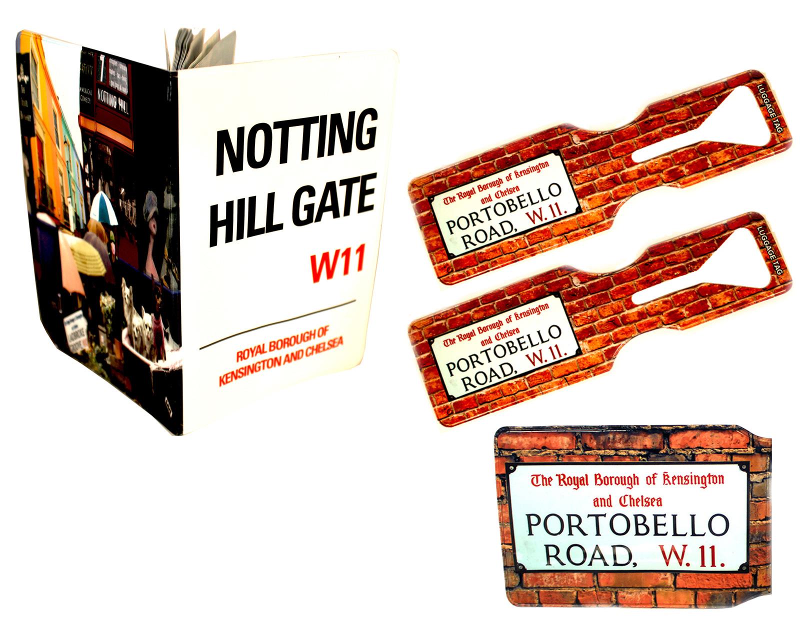 Notting Hill / Portobello passport trio set