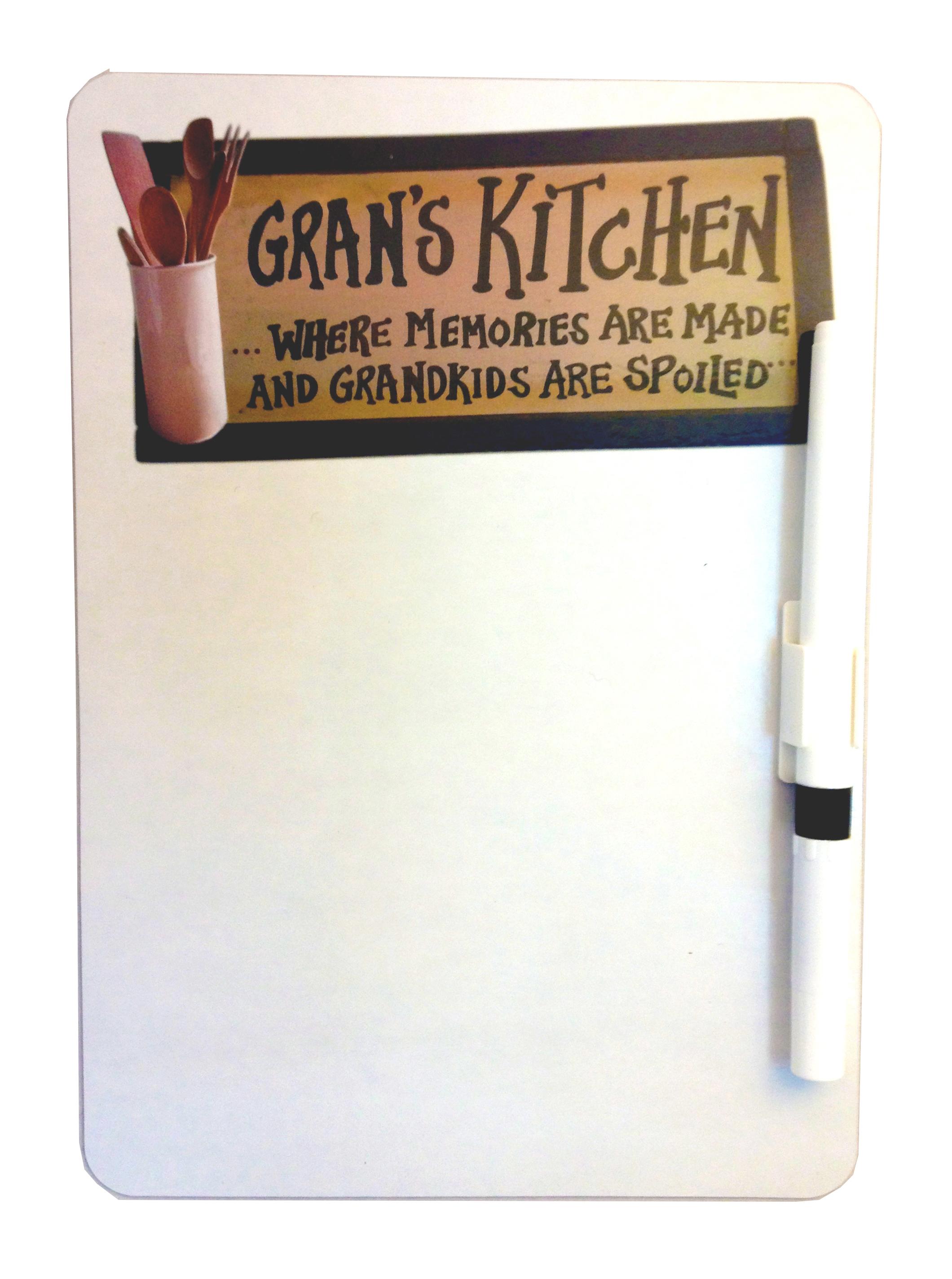 Grans Kitchen Magnetic Reminder Memo board