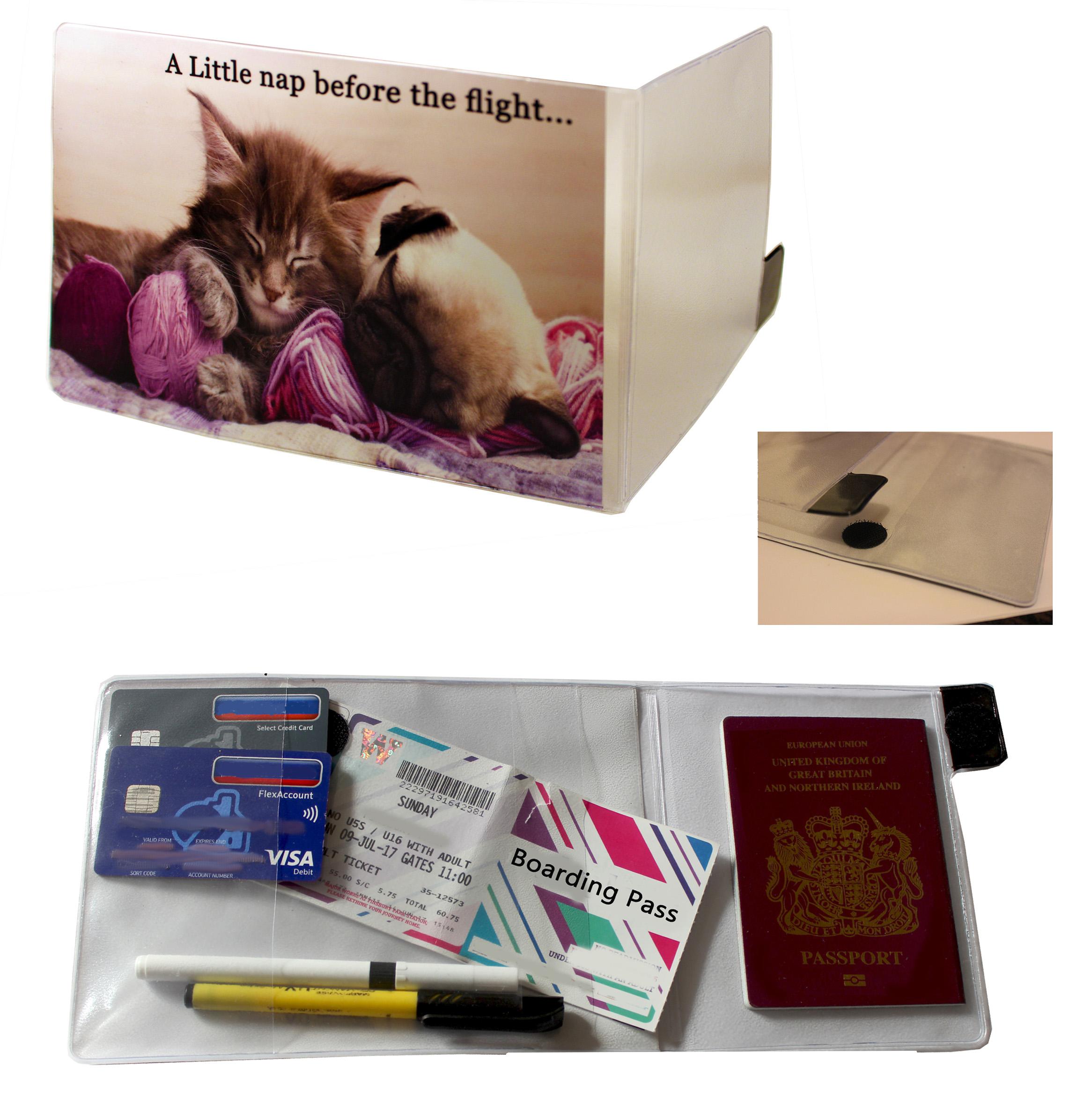 Cat and Dog Travel Document Holder