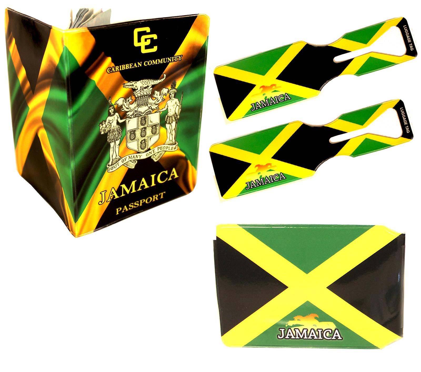 Jamaica passport trio set